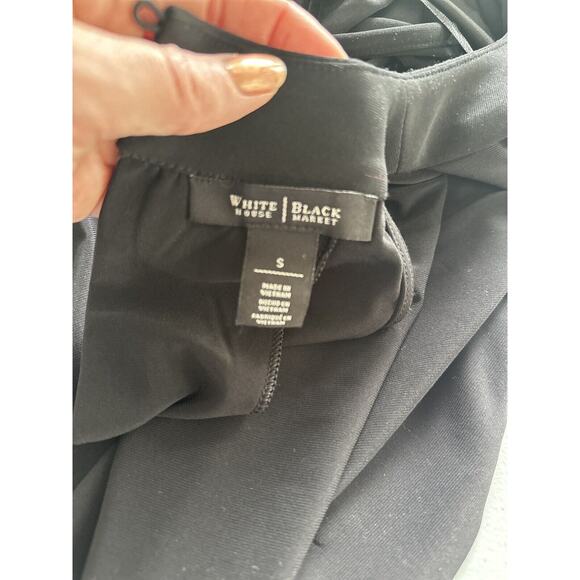 White House Black Market Drop Waist Open Back Cocktail Party Dress Size Small - Picture 8 of 10
